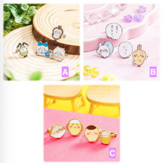 chiikawa 限定耳環 set (預訂二月尾發售，三月中旬到貨)